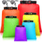 Waterproof Dry Bag Set 15 L+ 8 L +5 L+4 L+3 L+ 2 L Lightweight Sacks and Long Adjustable Shoulder Strap for Kayaking, Rafting, Boating, Hiking, Ca...
