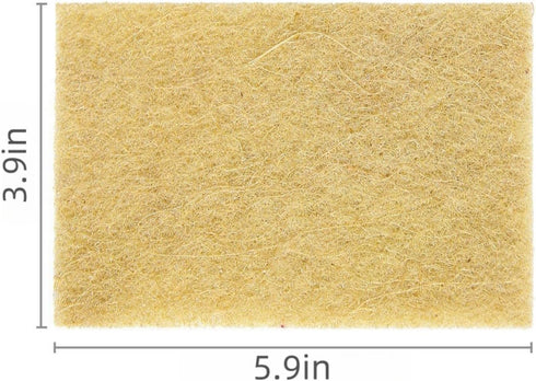Biodegradable Scrubbing Pads for Dishes - Fiber Scrub Pads for Dishes - Non Scratch Scouring Pads for Pots and Pans-dishcloths-dish cloths That do...