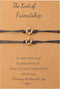 YOOESTORES82 Best Friends Friendship Bracelets Anklet,Long Distance BFF Bracelets for Girls,Friendship Gifts for Women Friends Matching Bracelet B...