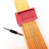 T Type Scribe Sign Measuring Tool, Calibration Ruler Red Woodworking T Type Aluminum Alloy Scribe Sign Measuring Tool, Ruler...