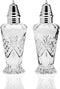 Godinger Dublin Salt and Pepper Shaker Set, Clear...
