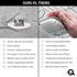Questech 5" Soap Dish, Corner Shelf for Inside Shower, Retrofit Shower Organizer for Tiled Walls, Corner Soap Holder Bathroom Accessories, Metro F...