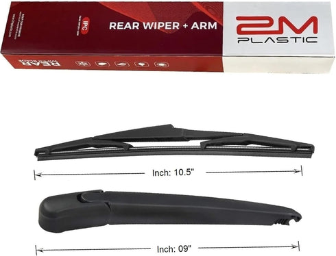 Front and Rear Windshield Wiper Blades For Chevy CRUZE HATCH 28" 24" 10" 2017-2019 Premium All-Season OEM Quality 2M PLASTIC (REAR ARM CHEVY CRUZE...