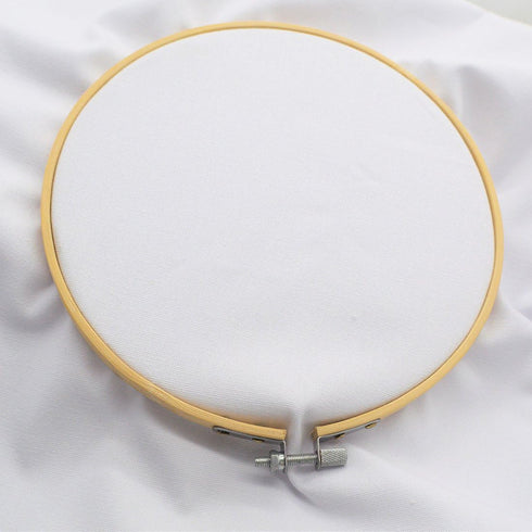 iNee 100% Cotton Fabric for Embroidery, Embroidery Fabric Cotton, 20 by 60-Inch, White...