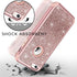 Hython Compatible with iPhone 6/6s Case, Heavy Duty Full-Body Defender Protective Case Bling Glitter Sparkle Hard Shell Hybrid Shockproof Rubber B...