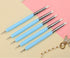 Ecjiuyi 9PCS Sculpting Tools,4PCS Double-Ended Metal Ceramic Clay Ball Stylus Dotting Tools and 5PCS 2 Way Silicone Polymer and Embossing Paper Fl...