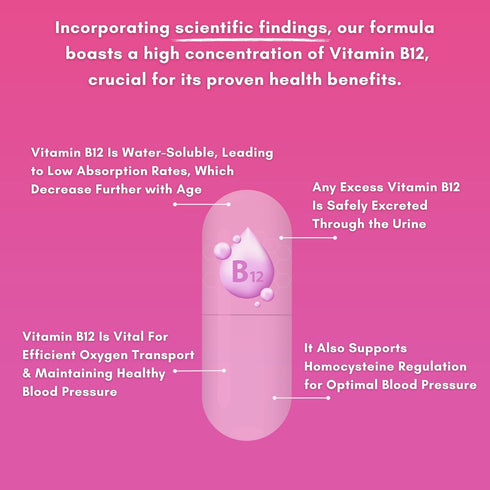 Blood Pressure Support Supplement - 13 Herbs & Vitamins - with Hawthorn, Hibiscus, Garlic & Olive Leaf Extract - Natural Supplement for Women & Me...