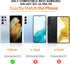 3 Pack Curved Tempered Glass Screen Protector Applicable for Samsung Galaxy S21 Ultra 5G 6.8inch, Support Fingerprint ID Friendly Tempered Glass S...