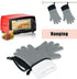 GEEKHOM BBQ Gloves, Grilling Gloves Heat Resistant Oven Gloves, Kitchen Silicone Oven Mitts, Long Waterproof Non-Slip Pot Holder for Barbecue, Coo...