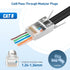 Cable Matters 20-Pack 23-24AWG Shielded Cat8 RJ45 Pass Through Connector with Load Bar & Strain Relief Boots, NOT Compatible with 22AWG Cable (Cat...