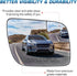 Youxmoto Side Mirror Glass 2011-2017 Fit For Ford Explorer Passenger Right Heated Side View Mirror Glass, with Rear Holder, Fit For BB5Z17K707A...