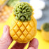 2 Set Pineapple Plastic Mooncake Mold Pineapple Lotus Stamp Hand Press Moon Cake Mould Pineapple Mooncake Cookie Cutter Bakeware Tools...