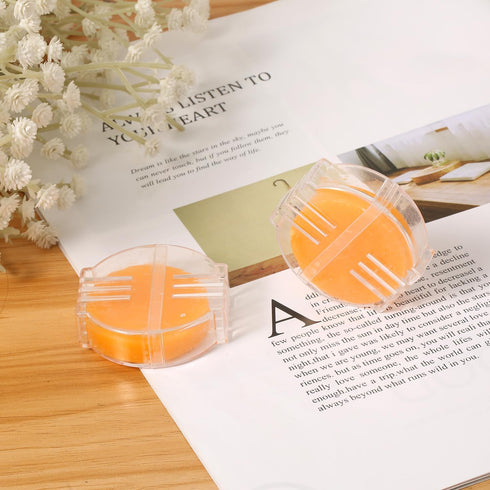 2pcs Beeswax Thread Conditioner, Thread Wax for Hand Sewing with Plastic Box Thread Conditioner Wax Beeswax for Sewing Quilting Reinforcing Thread...