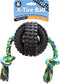 Pet Qwerks X-Tire Ball Dog Toys - Rope Interactive Chew Toy - Medium...