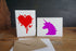 Stencil1 Rainbow | Heart | Unicorn | Bolt Four Pack Stencils 8.5 x 11 inches for Painting on T-Shirts, Bedroom Wall, Canvas, DIY Decorating and Ar...