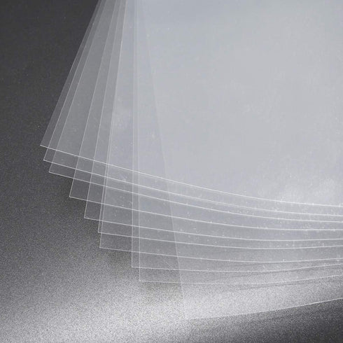 15 Pieces 6 mil Blank Stencil Sheets, 12 x 12 Inch Clear Blank Material Mylar Templates, Square Blank Stencil Template for Cricut Vinyl Cutting Ma...