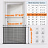 Dog Gate for Stairs Pet Gates for The House: Dogs Screen Mesh Gate for Doorways Stairways Indoor Safety 29 inches Tall, 41 inch Wide...