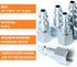 GASHER 1/4-Inch NPT Female Industrial Air Plug, Pneumatic Plugs 300PSI (30-Pack)...