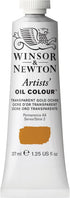 Winsor & Newton Artists' Oil Color, 37ml (1.25 oz) Tube, Transparent Gold Ochre...