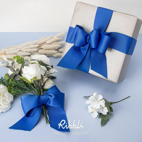 Ribbli Royal Blue Grosgrain Ribbon,2 inches x Continuous 10 Yards,Use for Bows DIY Hair Accessories,Gift Wrapping,Craft and Sewing...