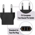 Bates- European Plug Adapter, 3 pcs, Black, Travel Adapter, US to Europe Plug Adapter, EU Adapter, Electrical Adapters, Converter Plug, European O...