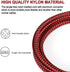 4Pack 3FT/6FT/6FT/10FT Micro USB 2.0 Cable Replacement for Samsung Galaxy S7 Edge S6 J7, Moto G5, Android Smartphones Premium Nylon Braided Androi...