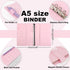 100 Envelopes Money Saving Challenge Binder, Easy and Fun Way to Save $5,050, A5 Budget Book with Cash Envelopes Kit,Pink,Gold...