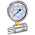 Boltigen Pressure Washer Gauge Kit, Pressure Gauge for Power Washer with 3/8inch Quick Connect, Stainless Steel, 6000PSI...