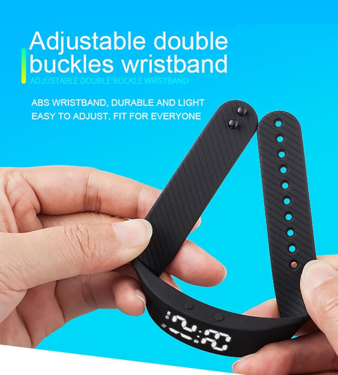 Smart Watch for Men Women Digital Watch Fitness Band Activity Tracker Step Counter Pedometer Calorie Consumption/Distance Sports Modes Waterproof ...