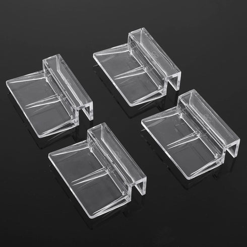 8 mm Fish Tanks Glass Cover Clip, 8 Pieces Aquariums Lid Support Holders Clear Acrylic Aquarium Lid Clips Universal Lid Clips for Rimless Aquarium...