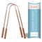 Baest Tongue Scraper • 100% Copper (2 Pack) Premium Tongue Cleaner • Improve Oral Health • Ayurvedic Cleaning Tool...