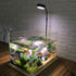LED Aquarium Light 360 Degree Full Spectrum LED Light with Bamboo Board 10W Nano Fish Tank Light USB Powered Flat Nano Aquarium Light Bett a Fish ...