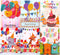 Birthday Cards DIY 5D Diamond Painting Car Number Kits for Adults, 6Pcs 5 x 7 Inch Party Full Drill Design with Envelopes & Tools Included Greetin...