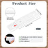Giantree 6 Pack Self Adhesive Power Strip Holder, Power Strip Holder Desktop Mobile Punch Free Socket Holder, Desktop Socket Fixer for Kitchen Hom...
