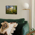 Forest Wall Art Nature Pictures Wall Decor Living Room Mountain Landscape Photo Prints Sunrise Green Trees Scenery Poster Painting Framed Artwork ...