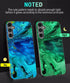 Samsung Galaxy A54 Case, Slim Fit Blue Watercolor Glow in The Dark Hybrid Hard PC Soft TPU Bumper Shockproof Drop Protective Women Men Phone Cover...
