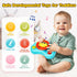 MOONTOY Steering Wheel Toys for Baby 6-12 Months, Simulated Driving Wheel, Interactive Baby Toys, Musical Pretend Driving Toy, Learning Toys for 6...