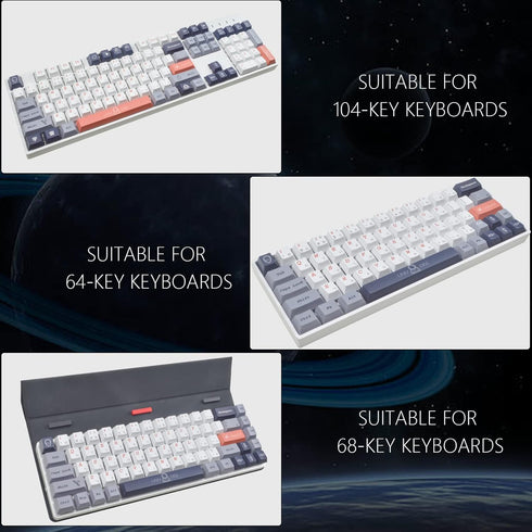 PBT Keycaps, Cherry Profile Japanese keycap for MX Switches Mechanical Keyboard&Optical Keyboard?English (UK) Layout?Aliens?...