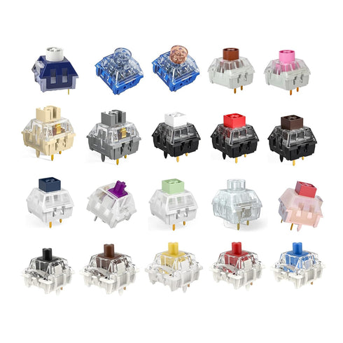 Kailh | Gateron Series Mechanical Keyboard Switches Sample Pack (20pcs)...