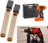 4Pcs Carbon Brushes Replacement Compatible with BLACK & DECKER KR70 Motor Carbon Brushes Power Tools Accessories 6.3x6.3x11mm...