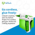 AdTech Project Pro Rechargeable Cordless Hot Glue Gun - Mini Glue Gun includes 10, 4" Artistick Stringless Glue Sticks - Precision Glue Gun with U...