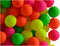 SCARA 100 pcs Czech Glass Round Beads 0.31 inches (8mm), Warm NEON (UV Active) Glass beads for Jewelry and Bracelets Making, Beads for Bracelets, ...