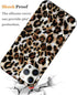 J.west Compatible with iPhone 11 Pro Case 5.8-inch, Luxury Sparkle Clear Women Leopard Print Soft Slim TPU Protective Phone Case Cover for Girls (...