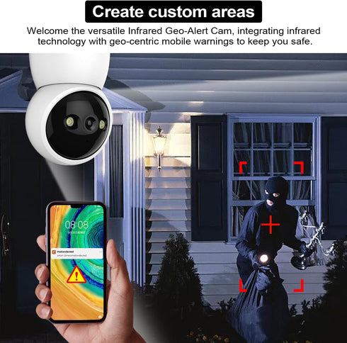 Indoor Security Camera 2K, 3MP Pet Camera with Phone App, WiFi 2.4GHz/5G Home Security Camera Pan Tilt with Night Vision, 24/7, 2-Way Talk, Motion...