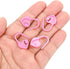 PATIKIL Crochet Stitch Markers, 100 Pack Plastic Knitting Markers Needle Pin Heart Locking Stitch Marker for Sewing Crocheting DIY Craft, Pink...