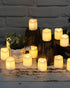 SHYMERY Flameless Votive Candles,Flameless Flickering Electric Fake Candle,24 Pack 200+Hour Battery Operated LED Tea Lights in Warm White for Wedd...