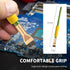 2Pcs ESD Safe Anti Static IC Cleaning Brush Tool for Phone Motherboard Ic Brush Ideal for IC Glue Removal,PCB Cleaning,and Mobile Phone Repair - W...