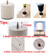Feet for Cutting Board, Non Slip Feet Wooden Foot, Self Adhesive Feet for Cutting Board Appliance...