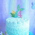 Mermaid Four Cake Topper, Happy 4th Birthday Cake Decor, I'm Four Sign, Little Mermaid Birthday Party Decoration Supplies, Daughter of the Sea, Un...