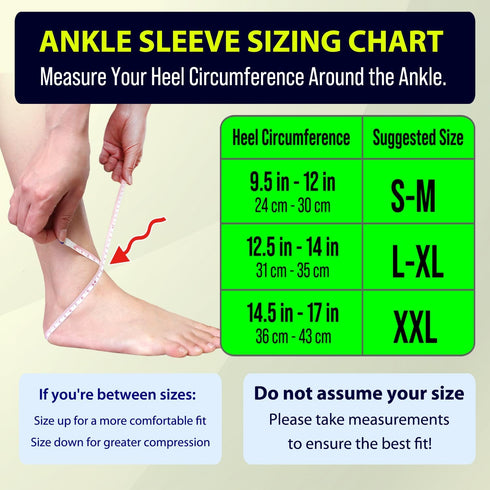 Compression Socks for Plantar Fasciitis, Achilles Tendonitis, Arthritis Relief, Ankle Brace Compression Sleeve with Foot Arch Support, Ankle Wrap ...